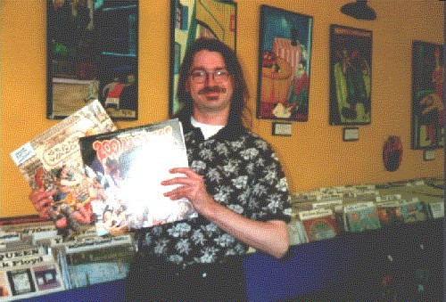 Thats me, in a record store.